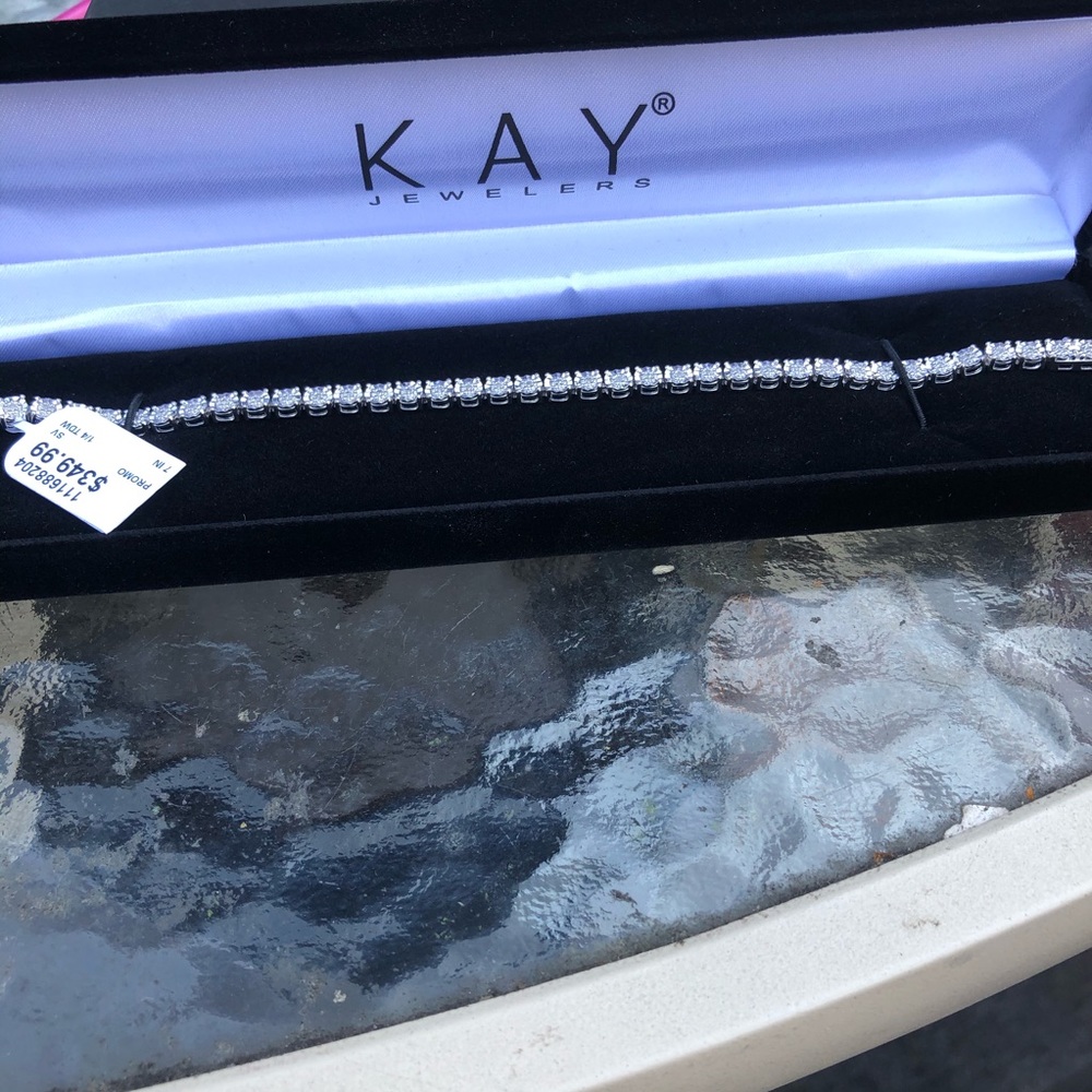 Kay diamond tennis bracelet 925 - Picture 5 of 6